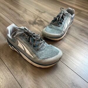 Altra Torin 4 Plush Womens Running Shoes Grey Teal Zero Drop ALW1937K220 Size 9